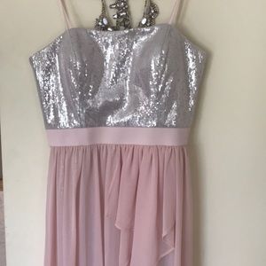 New Aidan High Low Pink Dress 🌸👑